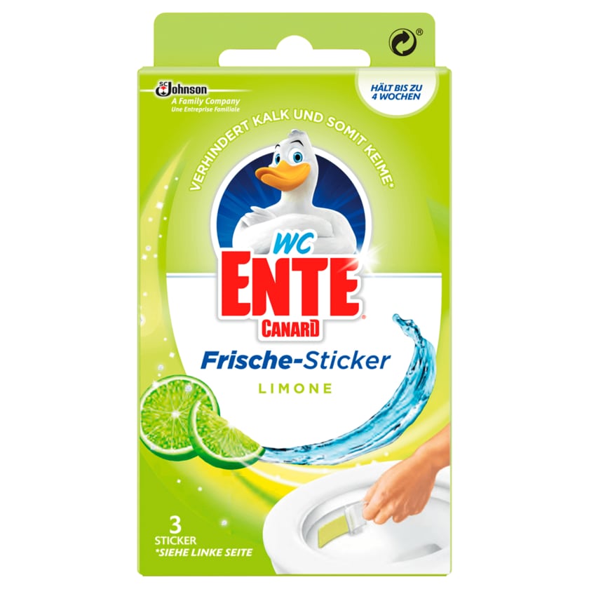 WC-Ente WC-Stein Frische Sticker Lime 3x9g